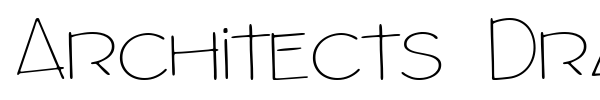 Architects Draft font preview